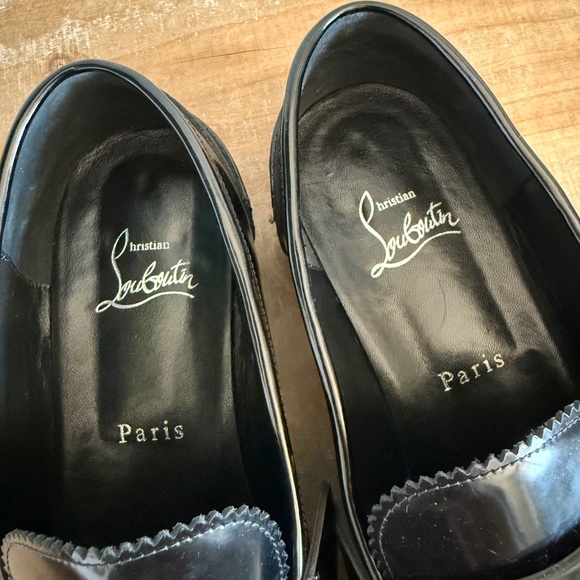 Christian Louboutin Penny Loafers | 38 | Black - Picture 6 of 8